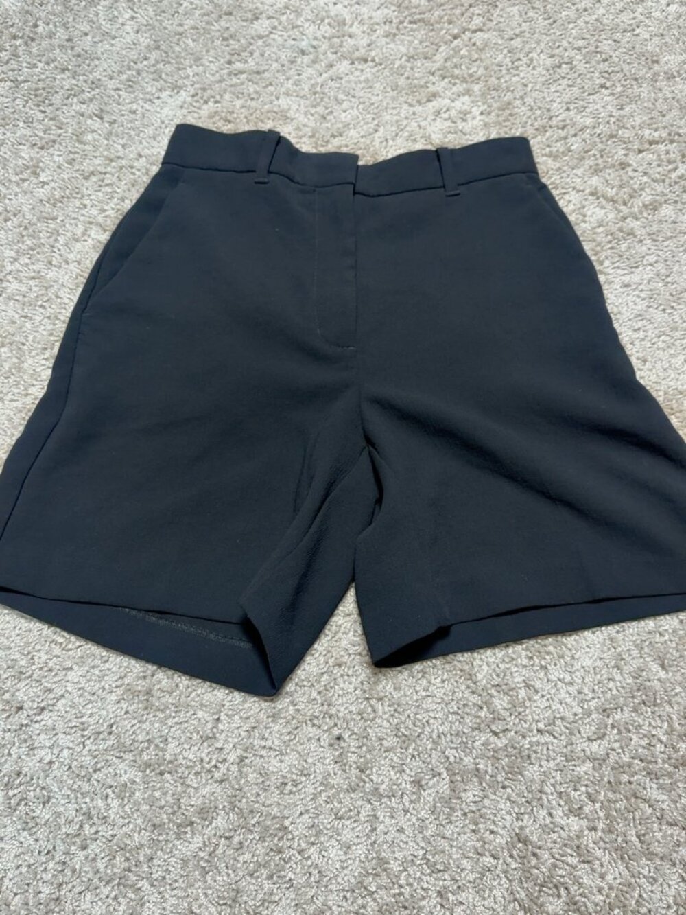 Aritzia Wilfred Black Tailored Trouser Shorts